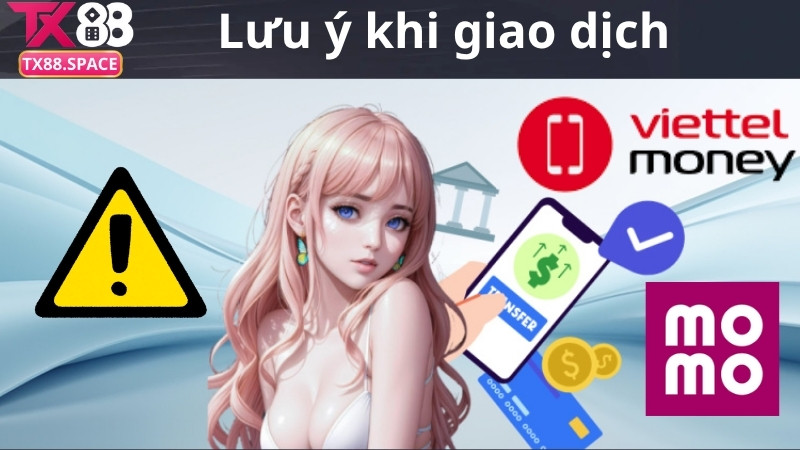 Lưu ý khi giao dịch qua ví điện tử